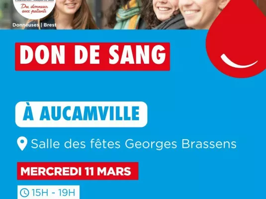 Collecte de don du sang - Le printemps commence par un geste solidaire