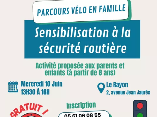Parcours vélo en famille - Mercredi 10 juin