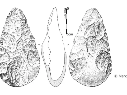 Dessin de silex