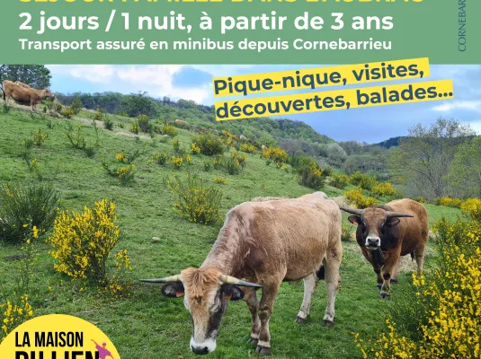 Week-end famille dans l'Aubrac