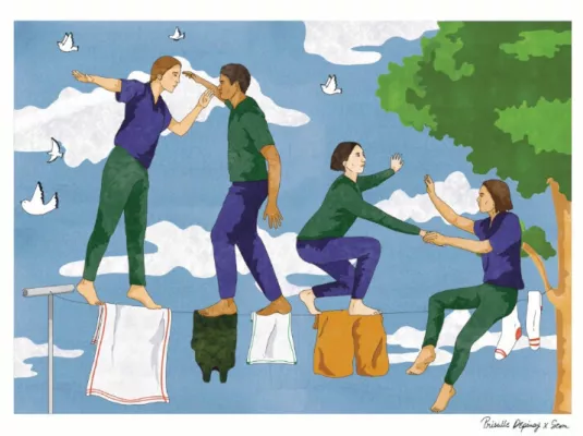 Restitution de la résidence d’illustration de Coline Garcia et Priscille Depinay