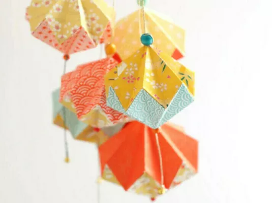 Créations d'origamis