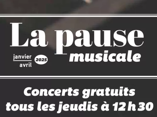 La Pause Musicale : janvier à avril 2025 © DR