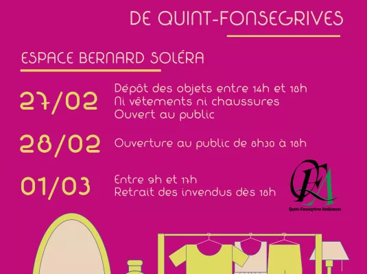 Brocante de printemps de Quint-Fonsegrives © Brocante de printemps de Quint-Fonsegrives