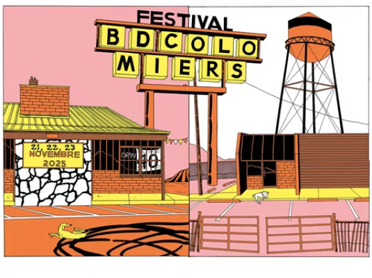 Festival BD Colomiers © affiche Anna Haifisch