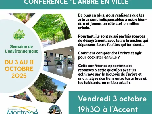 Conférence "l'ARBRE EN VILLE"