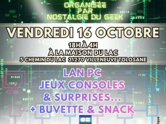 Lan party © Nostalgie du Geek