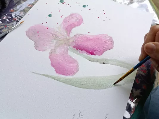 Atelier de curiosité : Dessin végétal © Léandrine Damien