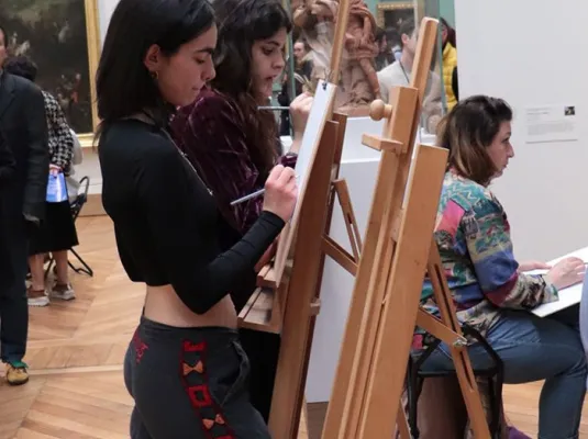 Atelier dessin : Coup d'œil & coup de crayon © Mairie de Toulouse - Musée des Augustins