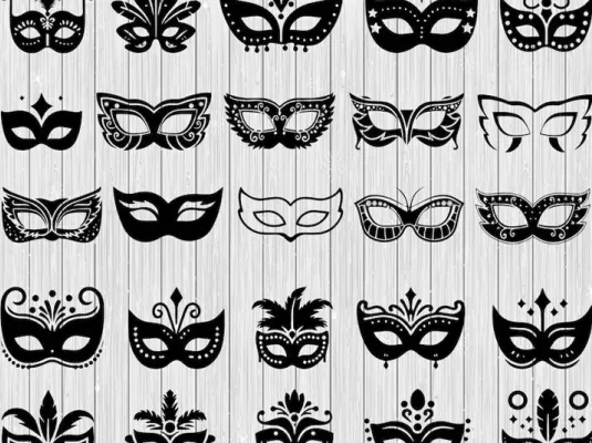 Création de masques pour Mardi gras