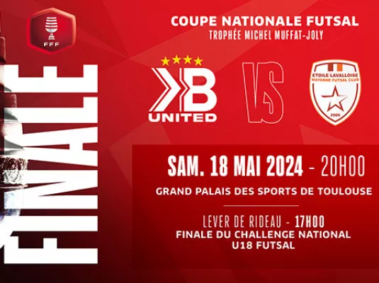 Finale Coupe Nationale Futsal : KB United - Étoile Lavalloise