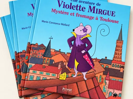 Violette Mirgue : Visite-Rencontre avec l'autrice-illustratrice Marie-Constance Mallard © Ed. Privat