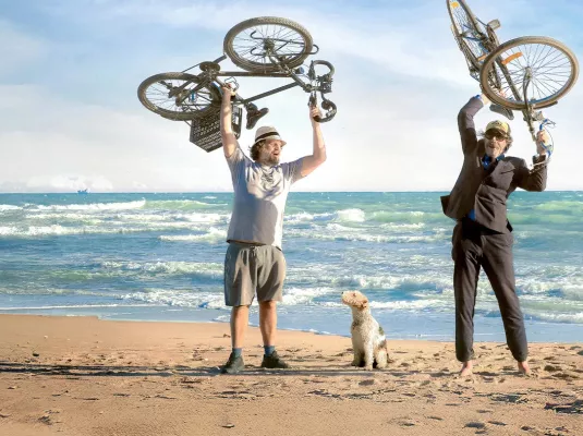 Projection: " A Bicyclette" © © A Bicyclette de Mathias Mlekuz