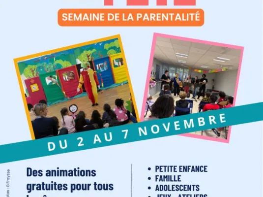 Semaine de la parentalité - du lundi 2 novembre au samedi 7 novembre