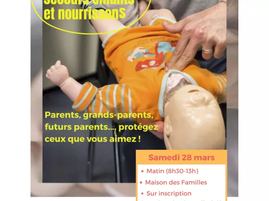 Atelier initiation aux premiers secours - Samedi 28 mars