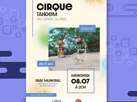 Spectacle de cirque - Tandem, par la Cie L'appel du pied