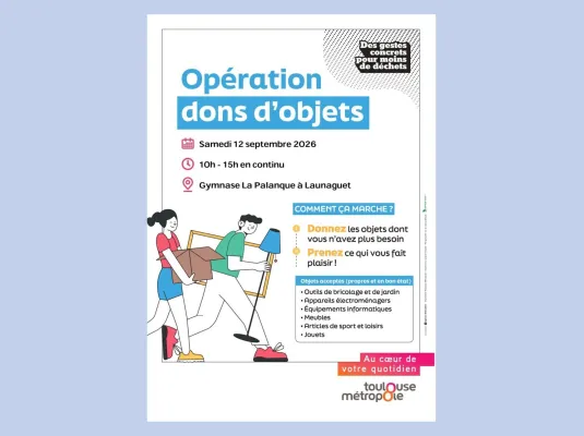 Opération dons d’objets
