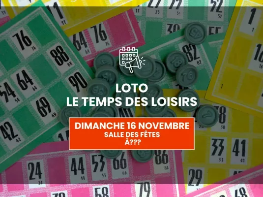 Le Temps des loisirs – Loto