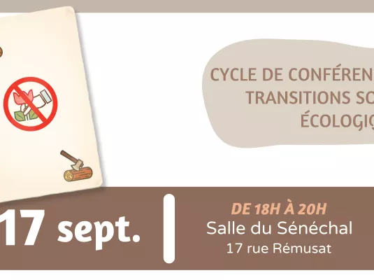 Conférence Codev : Une histoire environnementale de l'Occident, entre exploitation et protection, l'équilibre introuvable