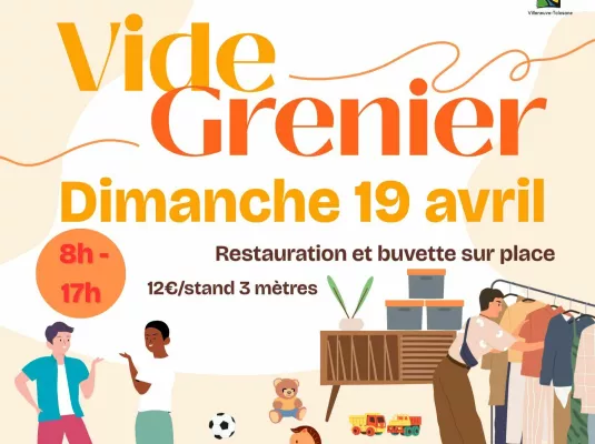 Vide grenier du Comité des fêtes © Comité des fêtes de Villeneuve-Tolosane