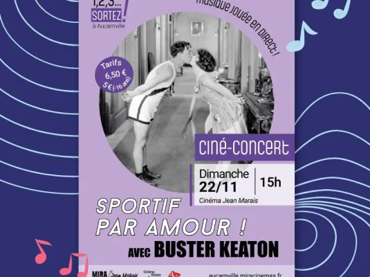 Ciné-concert - Sportif par amour ! avec Buster Keaton
