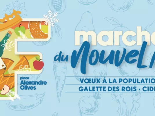 Vœux du Maire et marché du Nouvel An - Samedi 18 janvier