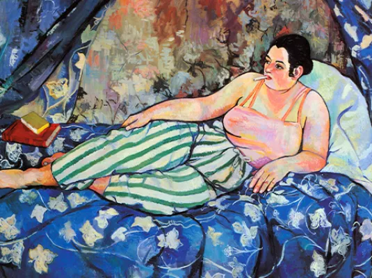 De la muse à l'artiste : l'art au féminin © © “La chambre bleue”, Suzanne Valadon, Musée des Beaux-Arts de Limoges