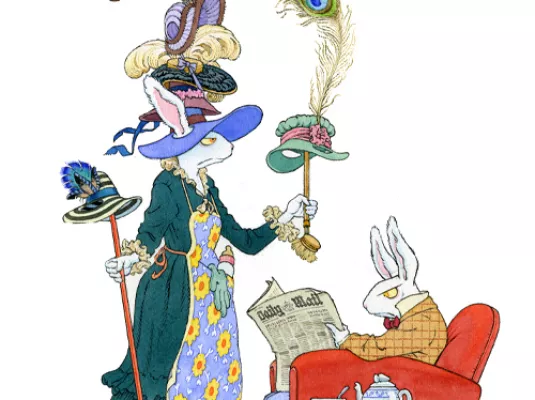 Madame le lapin blanc © Gilles Bachelet