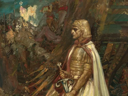 Le Roi Arthus © Henry de Groux, Hannibal traversant les Alpes, collection particulière