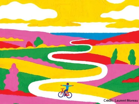 L’univers graphique et coloré de Laurent Moreau