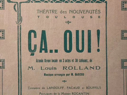 TOULOUSE EN MUSIQUE DANS L'ENTRE-DEUX-GUERRES