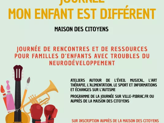 JOURNÉE MON ENFANT EST DIFFÉRENT