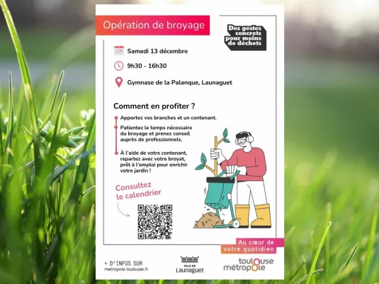 Opération de broyage