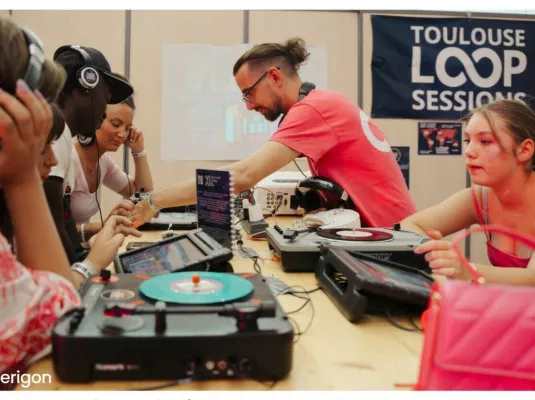 Atelier beatmaking et scratch : Loop Labs © Louis Derigon