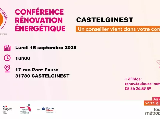 Conférence Rénovation Energétique Castelginest