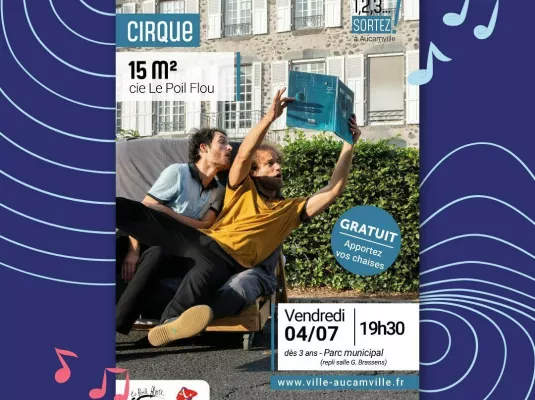 Représentation de cirque par Cie Le Poil Flou