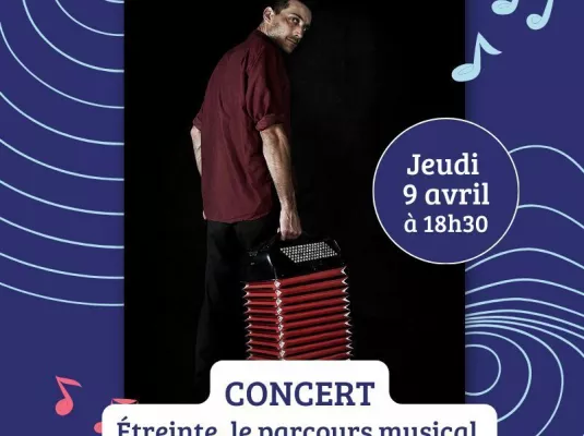 Concert - Étreinte, le parcours musical d'un curieux accordéoniste