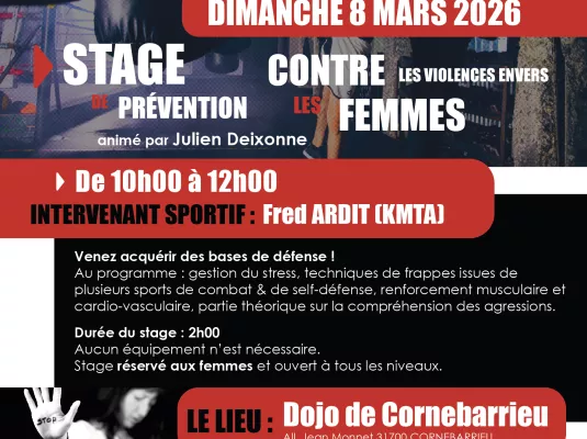 Stage de défense au DOJO de Cornebarrieu