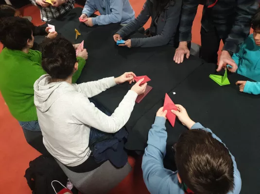 Atelier d'origami animalier © Muséum de Toulouse