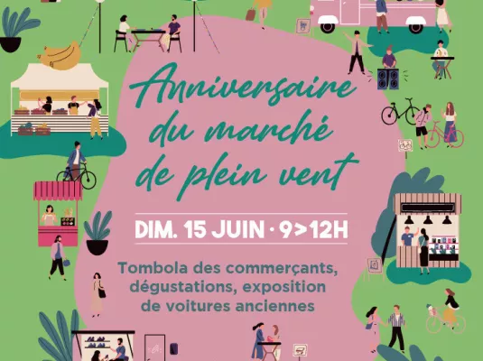 Le marché plein vent fête son anniversaire!