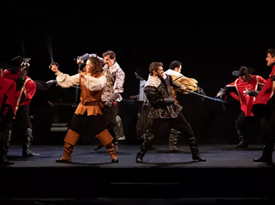 Les trois mousquetaires © Grégoire Matzneff