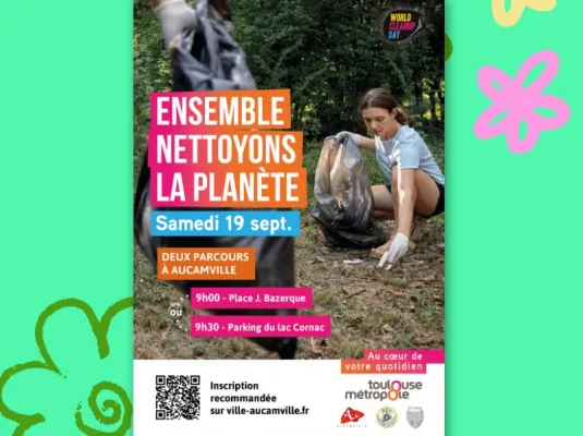 World Clean up Day - Rejoignez-nous pour nettoyer Aucamville !