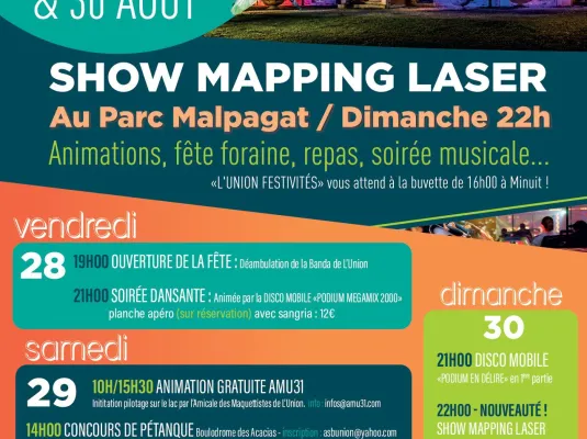 Fête de L’Union - Du 28 au 30 août
