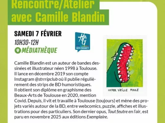 Rencontre/Atelier avec Camille Blandin