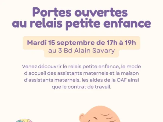 Portes ouvertes du Relais Petite Enfance - Mardi 15 septembre