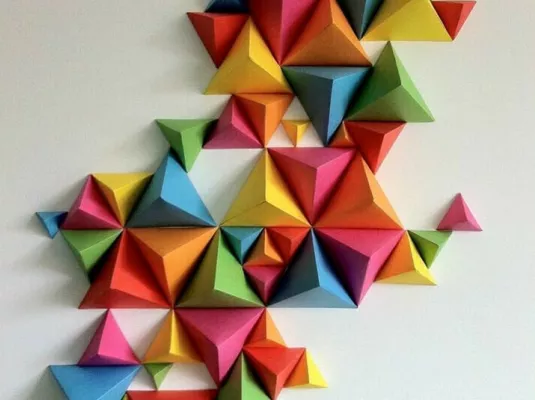 Origami : Wall art 3D