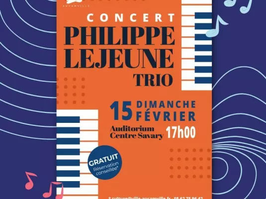 [COMPLET] Concert – Philippe LeJeune Trio