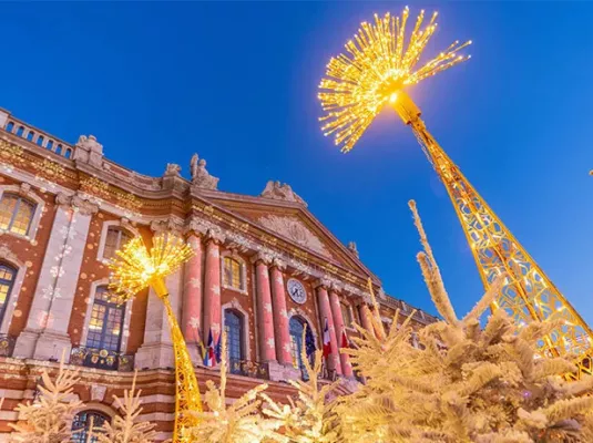 Passage de la calèche de Noël à Malepère