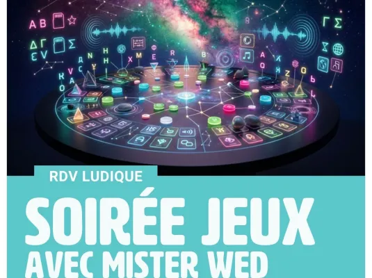 Soirée jeux avec par Mister Wed - Vendredi 2 octobre