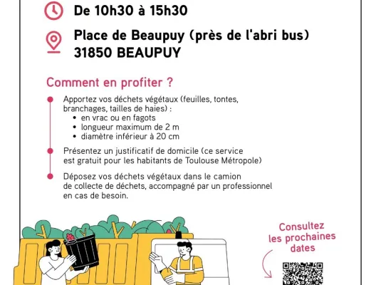 Collecte des déchets végétaux - Lundi 26 octobre